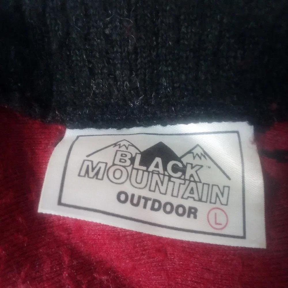 Vintage Black Mountain Horses AOP Fleece Zipper Jacket - Picture 5 of 11